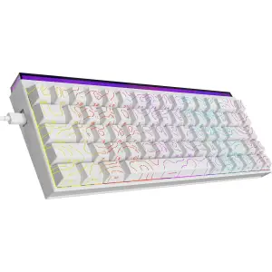 Клавіатура Ajazz NK68 Red Switch White NK68-R-S-W) UA