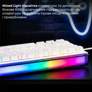 Клавіатура Ajazz NK68 Red Switch White NK68-R-S-W) UA