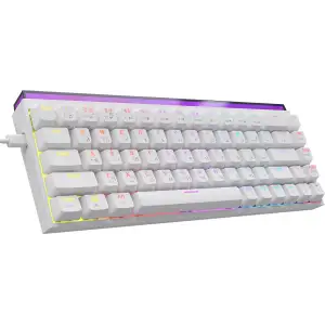 Клавіатура Ajazz NK68 Red Switch White (NK68-R-W) UA