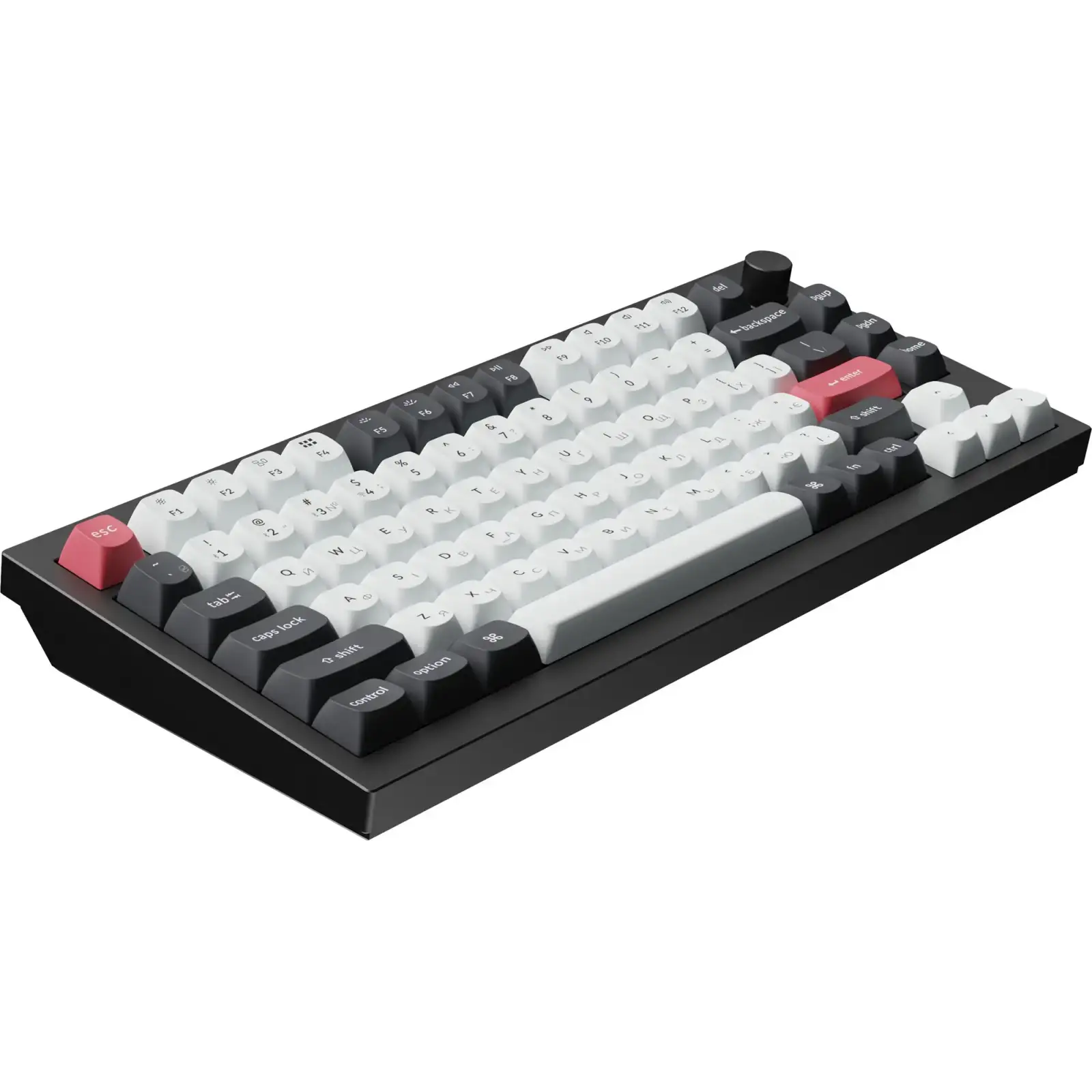 Клавиатура беспроводная Keychron Q1 HE Magnetic Switch Black RGB (Q1H-M1-UA) UA