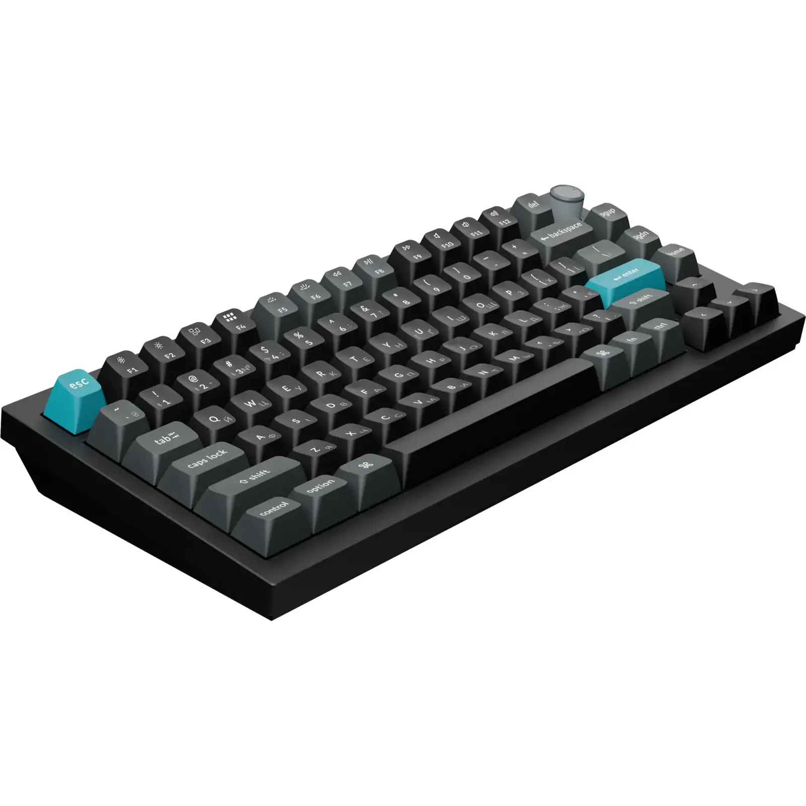 Клавиатура беспроводная Keychron Q1 Ultra Keychron Red Switch Black RGB (Q1U-M1-UA) UA