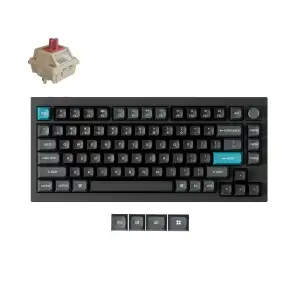 Клавиатура беспроводная Keychron Q1 Ultra Keychron Red Switch Black RGB (Q1U-M1-UA) UA