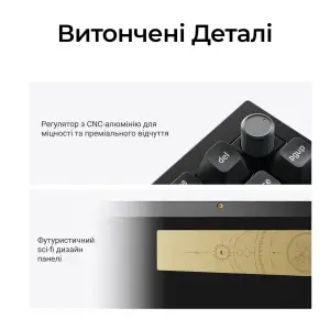 Клавиатура беспроводная Keychron Q1 Ultra Keychron Red Switch Black RGB (Q1U-M1-UA) UA