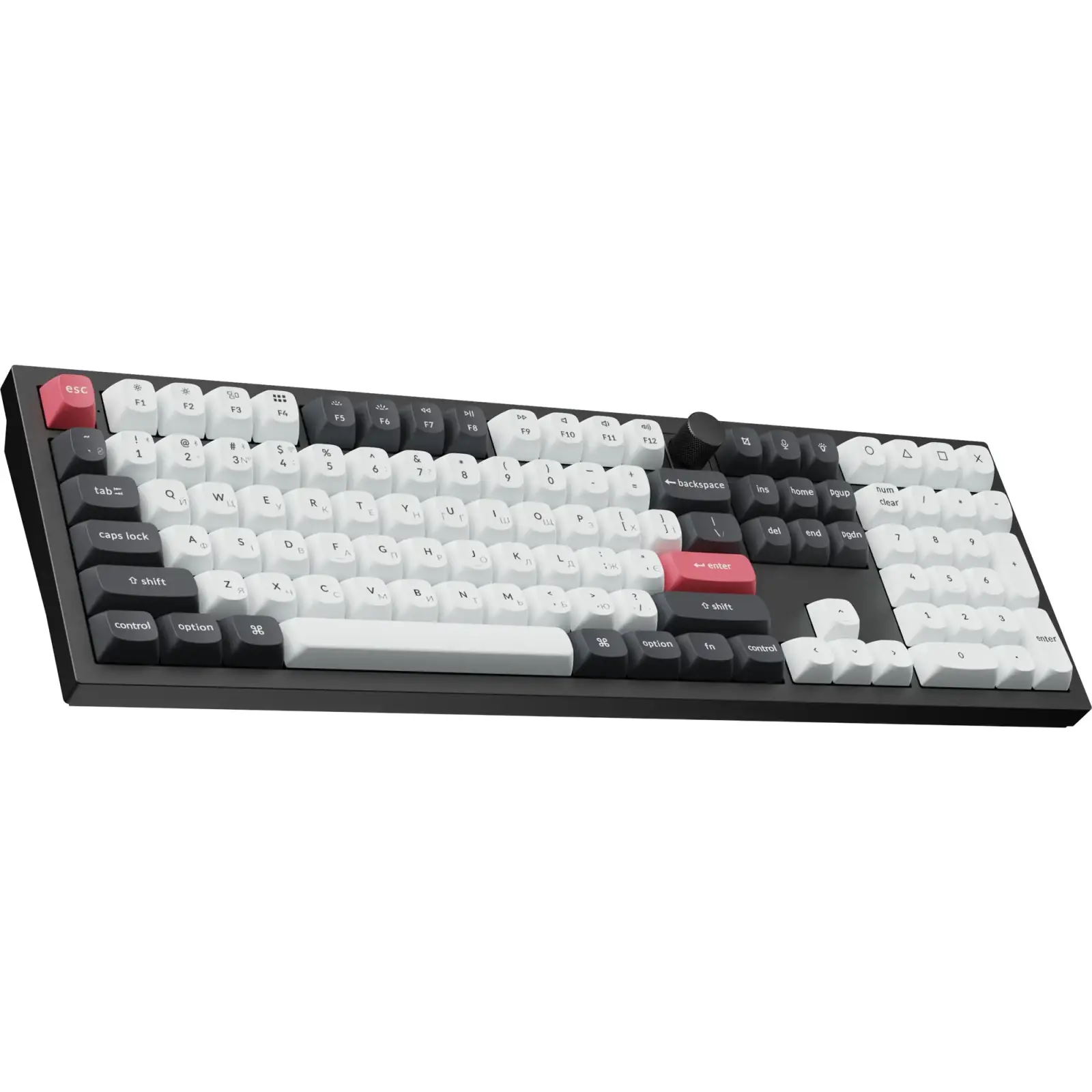 Клавіатура бездротова Keychron Q6 HE Magnetic Switch Black RGB (Q6H-M1-UA) UA