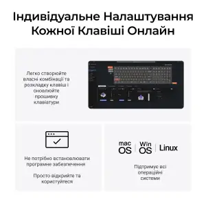 Клавіатура бездротова Keychron Q6 HE Magnetic Switch Black RGB (Q6H-M1-UA) UA