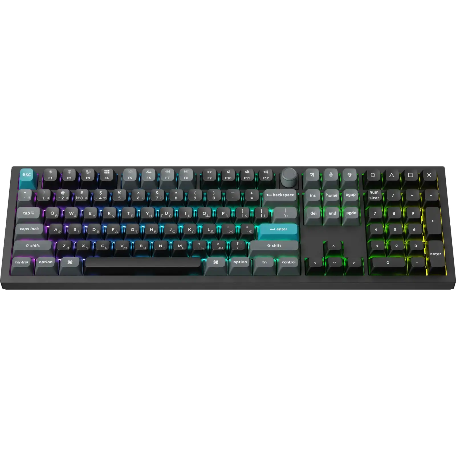 Клавиатура беспроводная Keychron Q6 Ultra Keychron Red Switch Black RGB (Q6U-M1-UA) UA