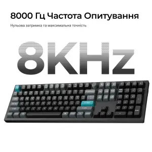 Клавиатура беспроводная Keychron Q6 Ultra Keychron Red Switch Black RGB (Q6U-M1-UA) UA