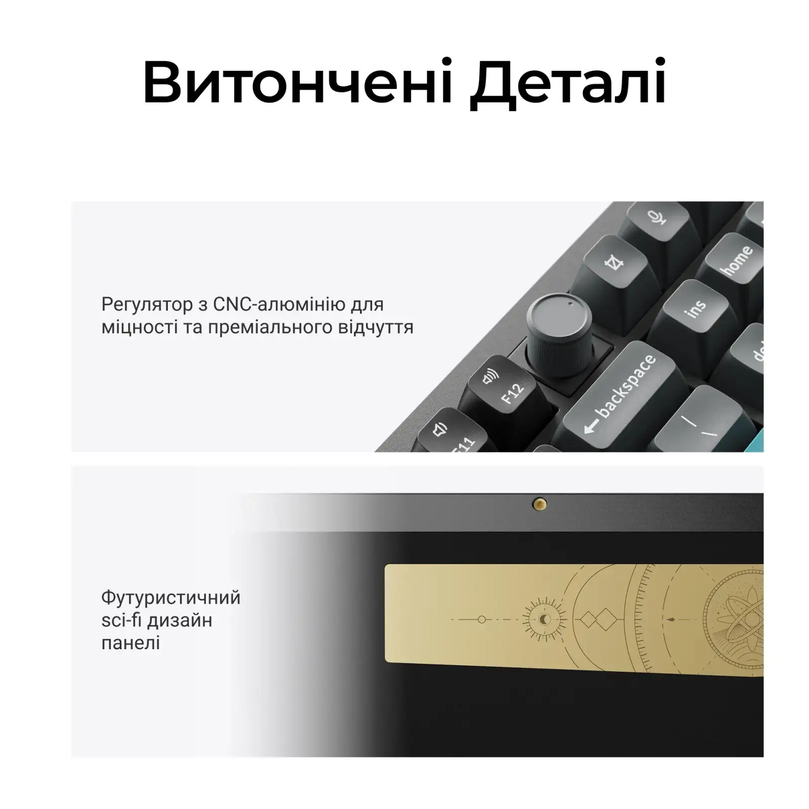Клавиатура беспроводная Keychron Q6 Ultra Keychron Red Switch Black RGB (Q6U-M1-UA) UA