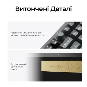 Клавиатура беспроводная Keychron Q6 Ultra Keychron Red Switch Black RGB (Q6U-M1-UA) UA