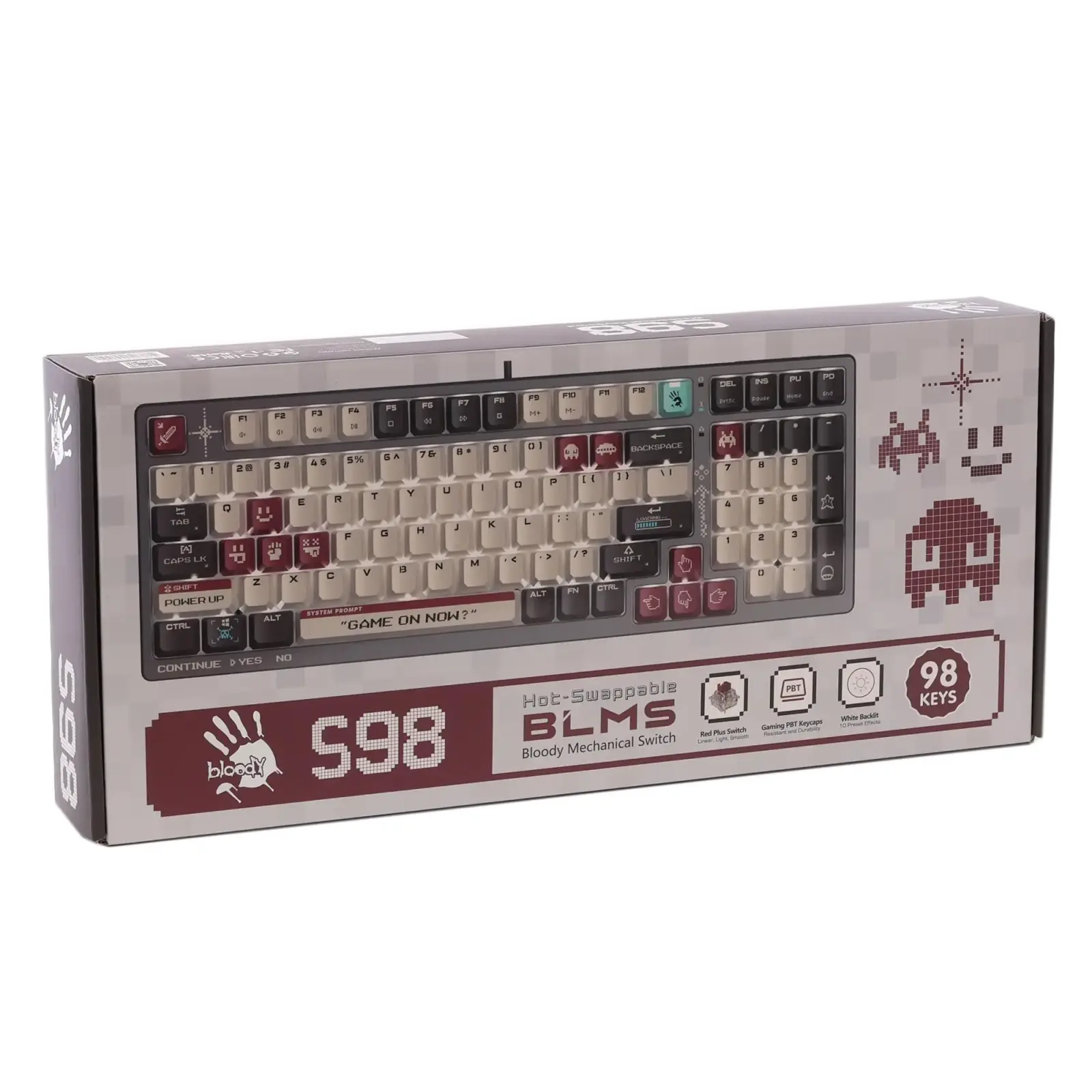 Клавіатура Bloody S98 Pixels Red UA