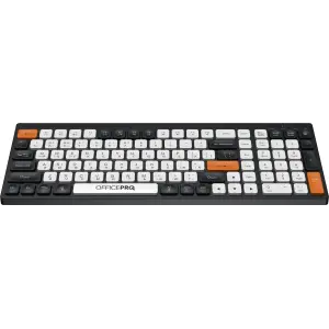 Клавиатура беспроводная OfficePro SK985BO Black/White UA