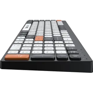 Клавиатура беспроводная OfficePro SK985BO Black/White UA