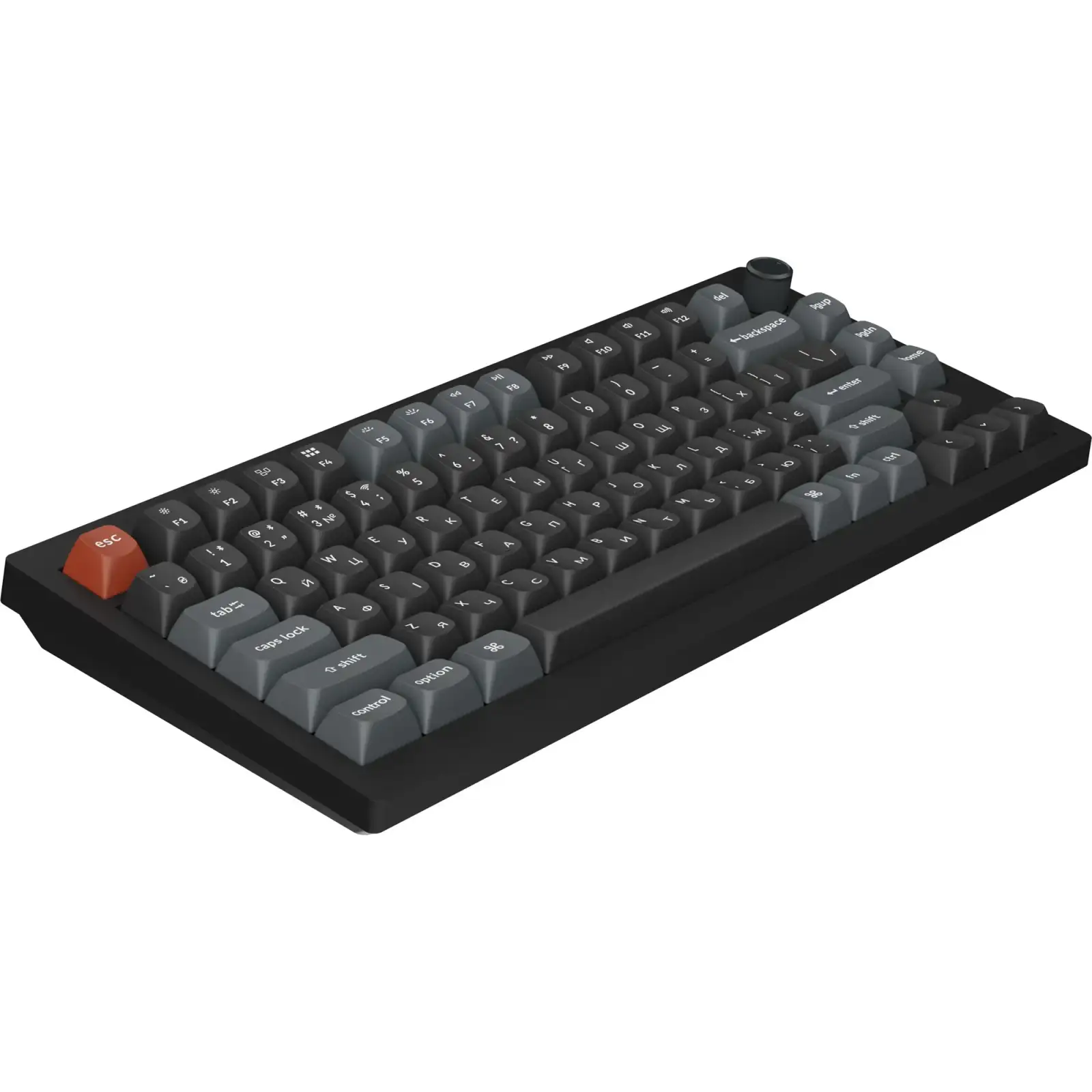 Клавіатура бездротова Keychron V1 Ultra Keychron Red Switch Black RGB (V1U-D1-UA) UA
