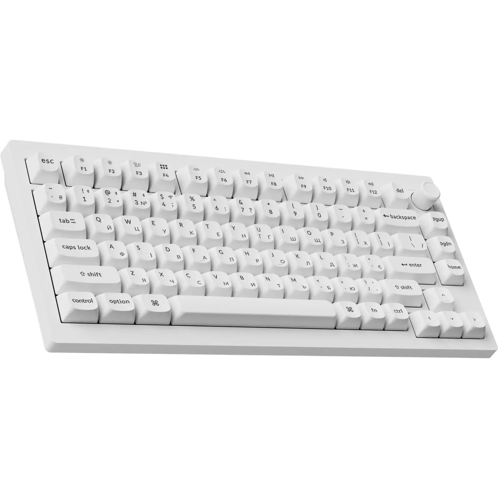 Клавиатура беспроводная Keychron V1 Ultra Keychron Red Switch White RGB (V1U-F1-UA) UA
