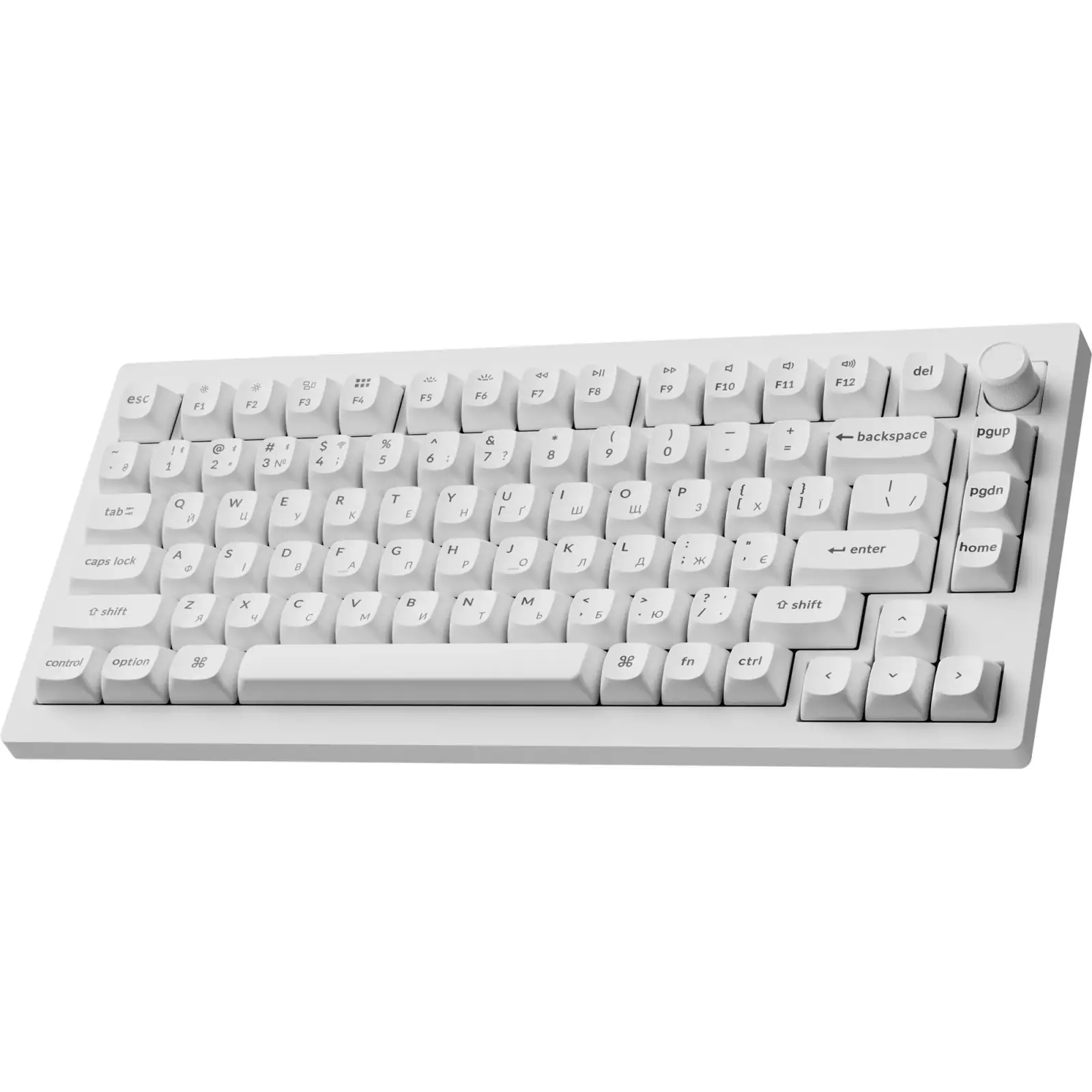 Клавиатура беспроводная Keychron V1 Ultra Keychron Red Switch White RGB (V1U-F1-UA) UA