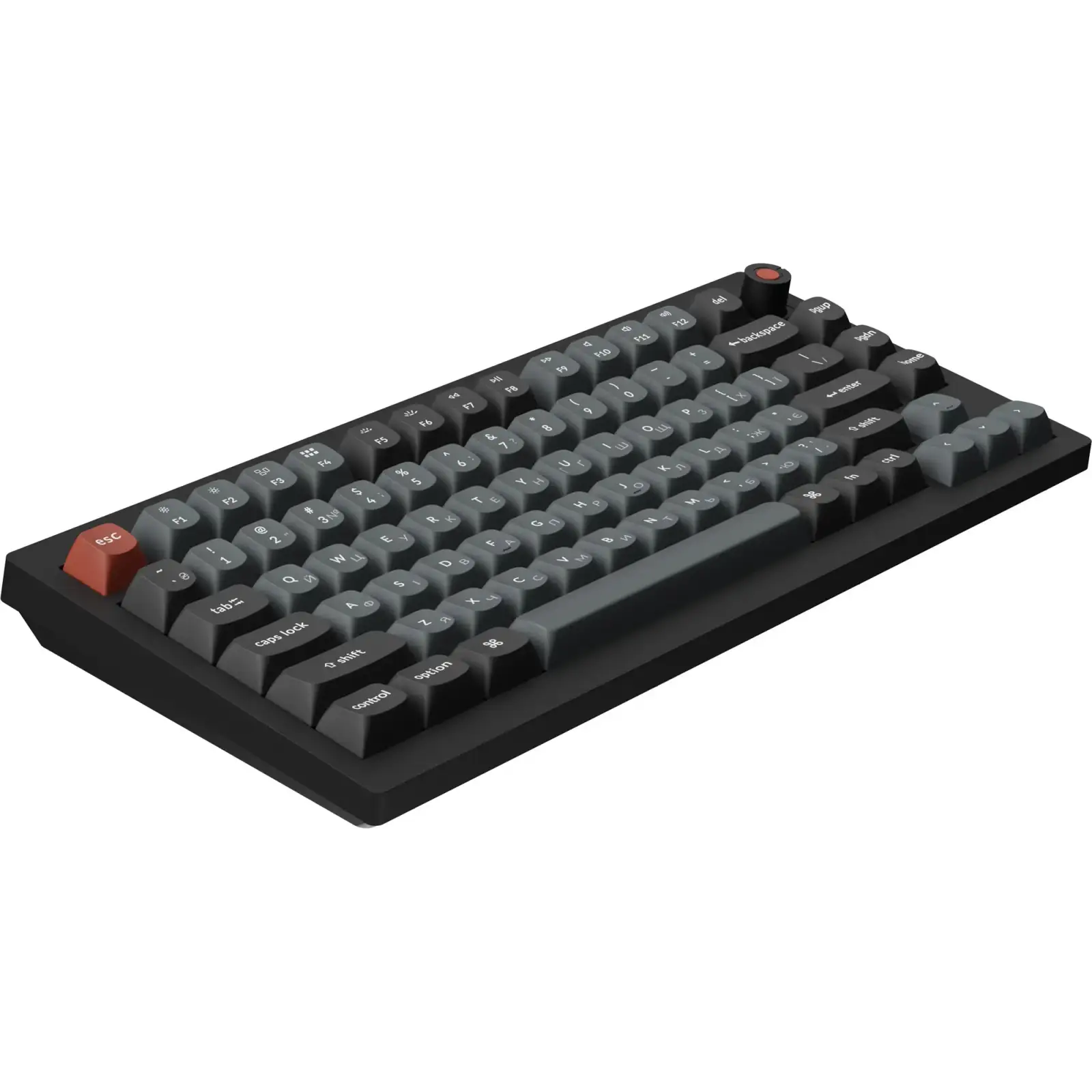 Клавиатура Keychron V1 8K Keychron Super Red Switch Black RGB (V1W-D1-UA) UA
