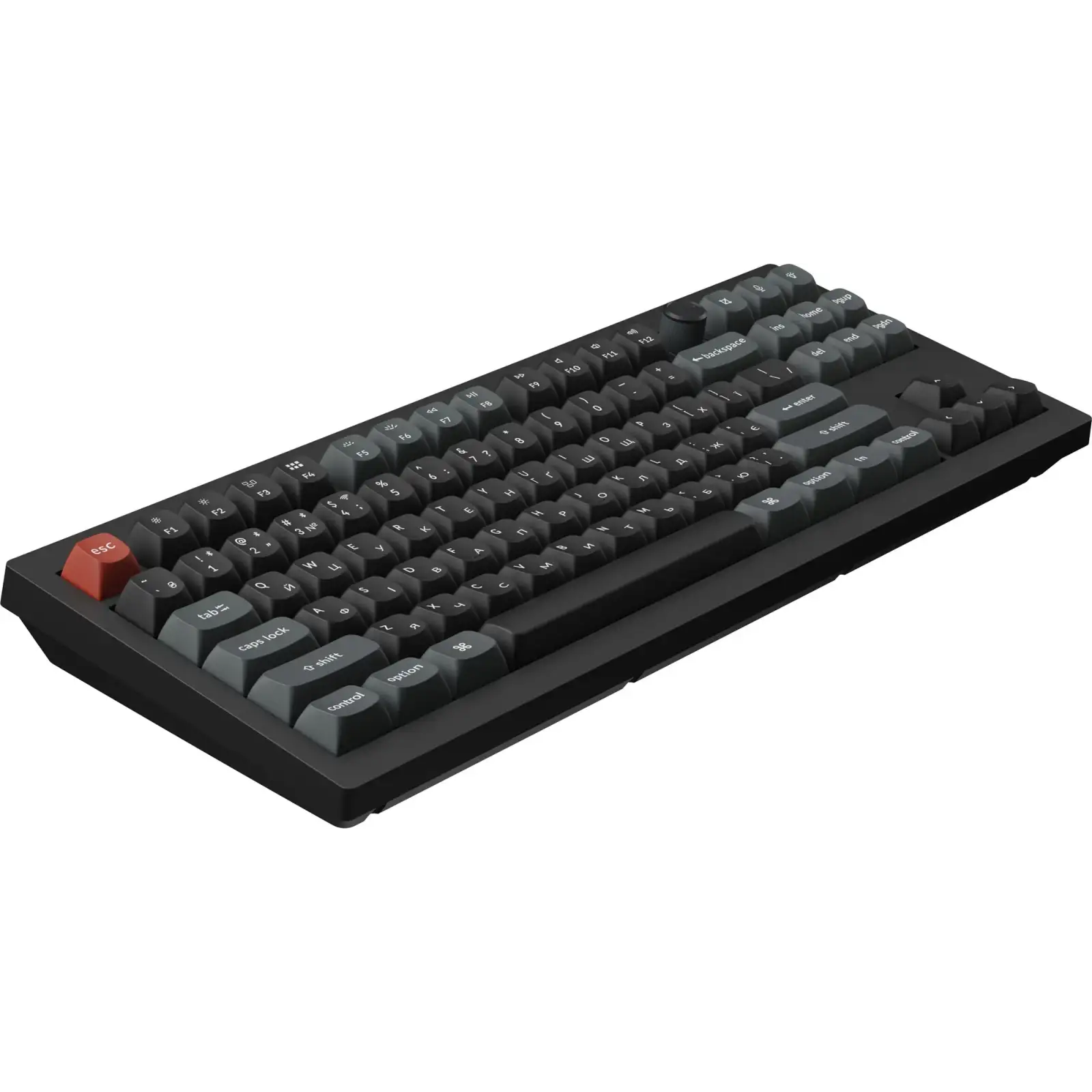 Клавіатура бездротова Keychron V3 Ultra Keychron Red Switch Black RGB (V3U-D1-UA) UA