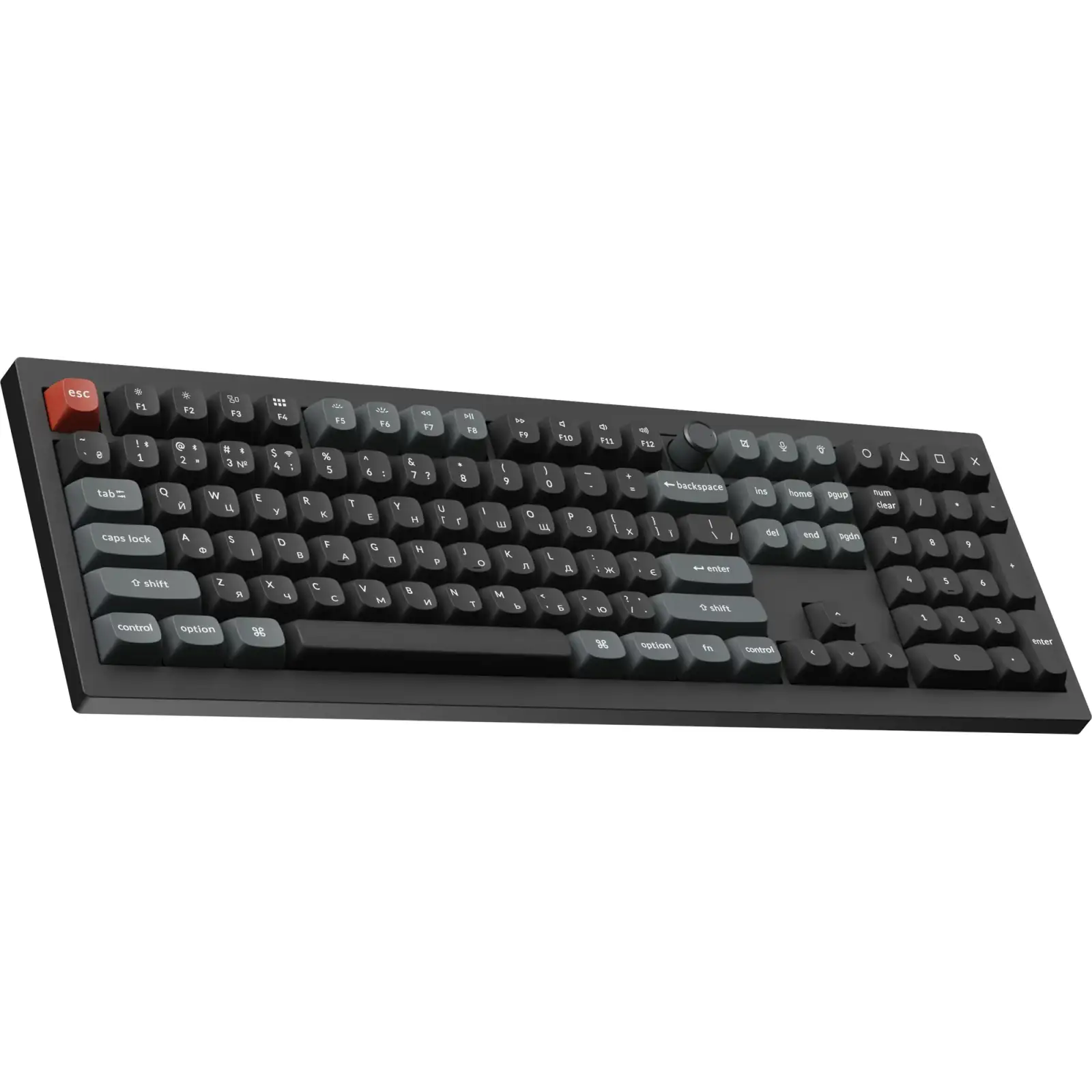 Клавіатура бездротова Keychron V6 Ultra Keychron Red Switch Black RGB (V6U-D1-UA) UA