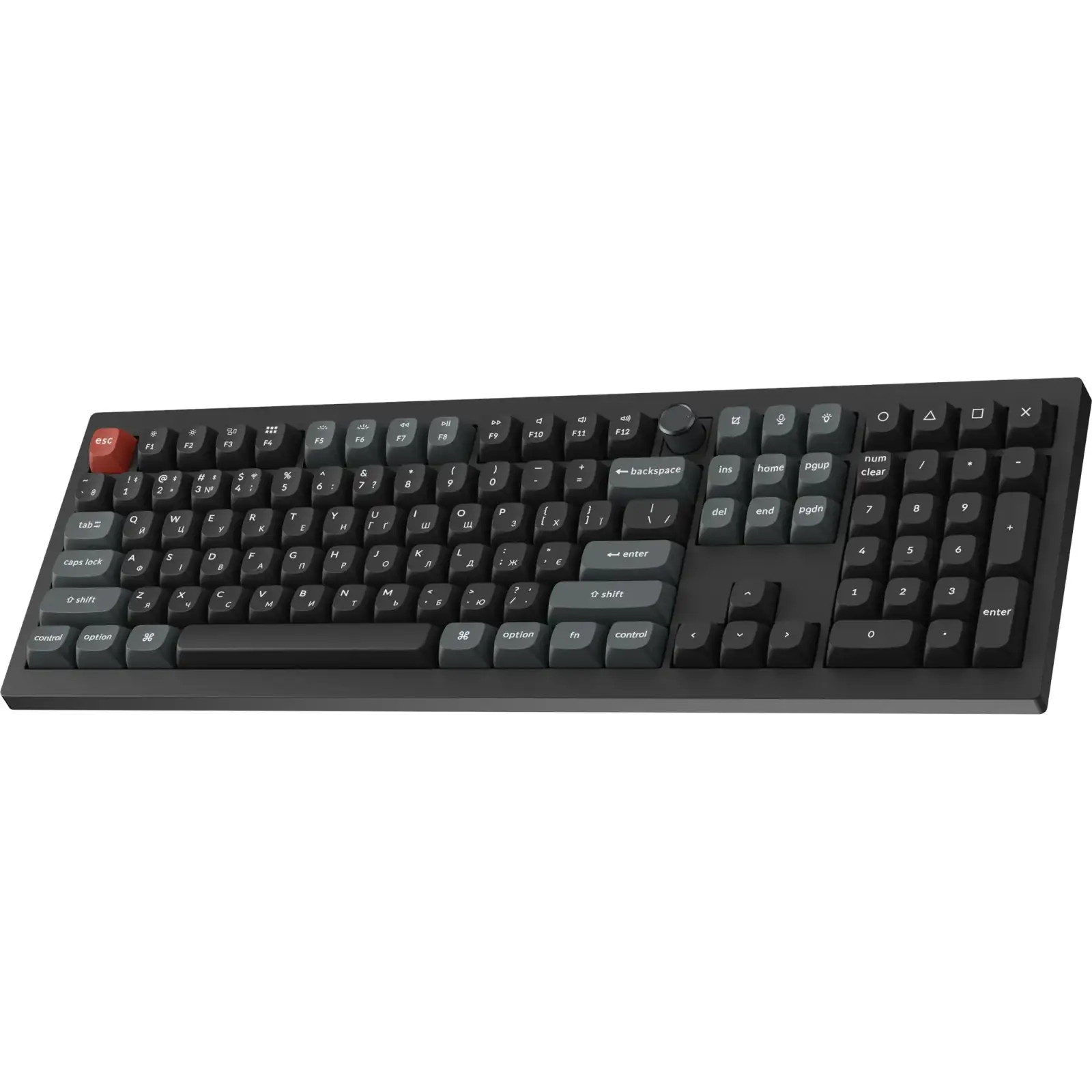 Клавіатура бездротова Keychron V6 Ultra Keychron Red Switch Black RGB (V6U-D1-UA) UA
