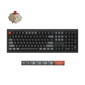 Клавіатура бездротова Keychron V6 Ultra Keychron Red Switch Black RGB (V6U-D1-UA) UA