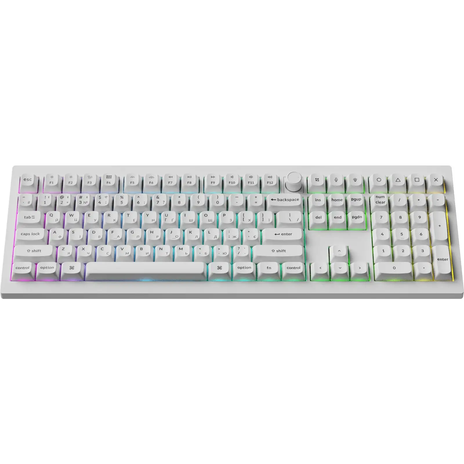 Клавиатура беспроводная Keychron V6 Ultra Keychron Red Switch White RGB (V6U-F1-UA) UA
