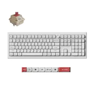 Клавиатура беспроводная Keychron V6 Ultra Keychron Red Switch White RGB (V6U-F1-UA) UA