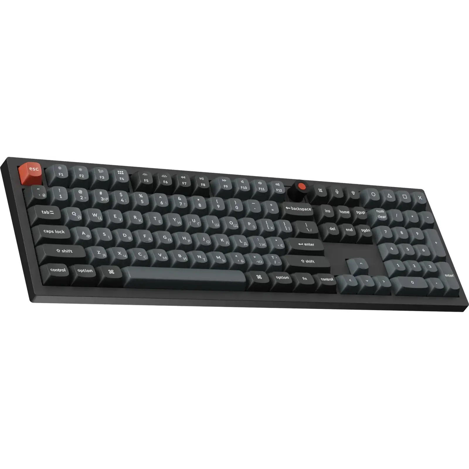 Клавиатура Keychron V6 8K Keychron Super Red Switch Black RGB (V6W-D1-UA) UA