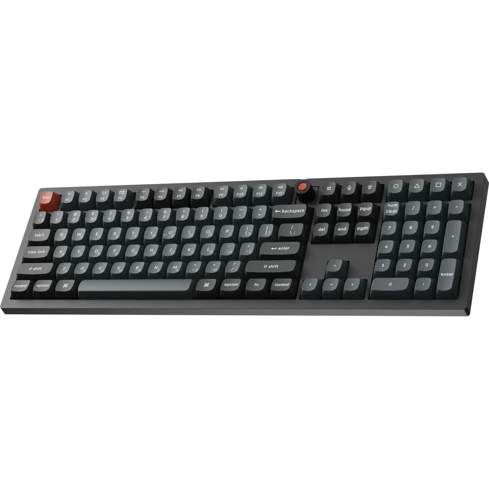 Клавиатура Keychron V6 8K Keychron Super Red Switch Black RGB (V6W-D1-UA) UA