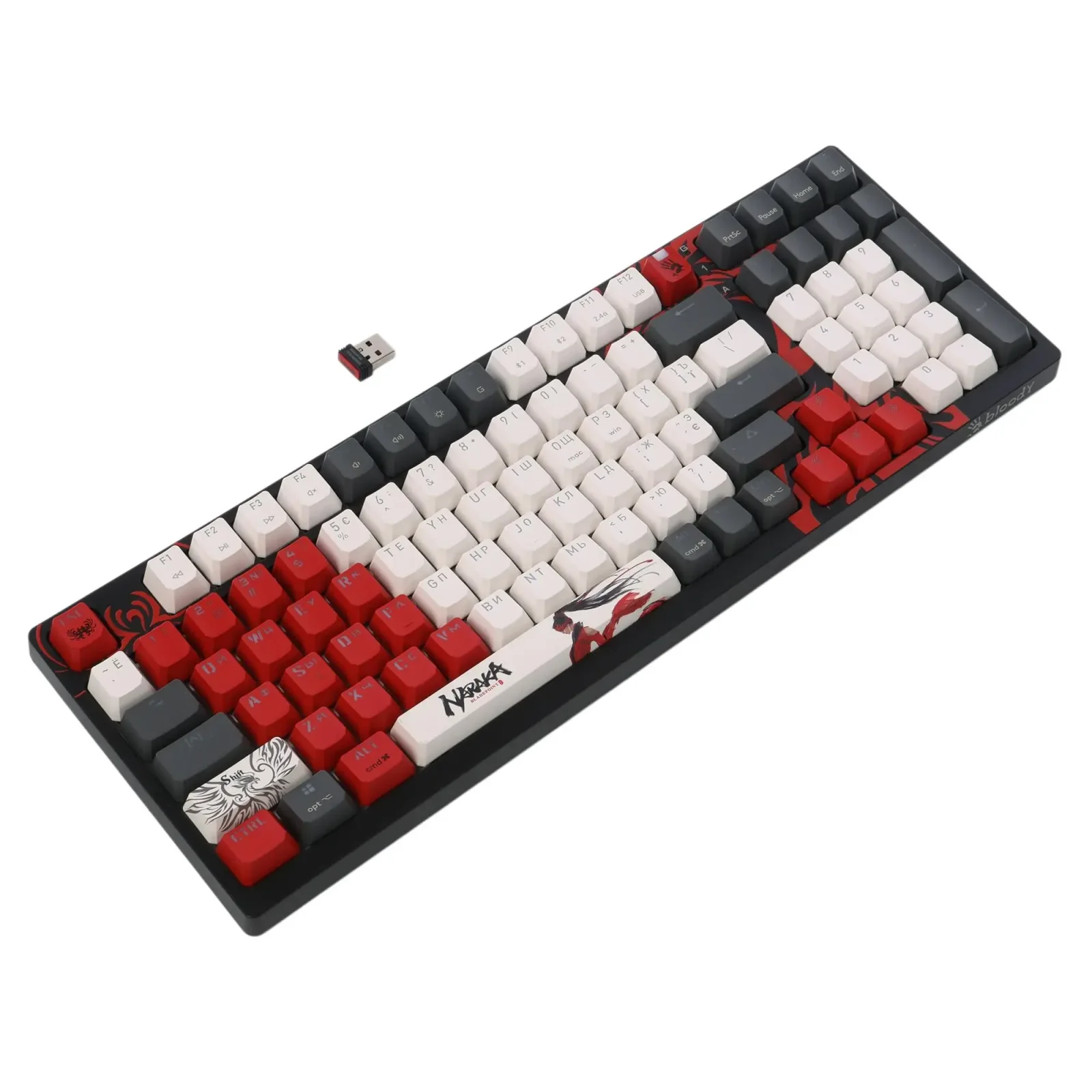 Клавіатура бездротова Bloody WS98 Naraka UA