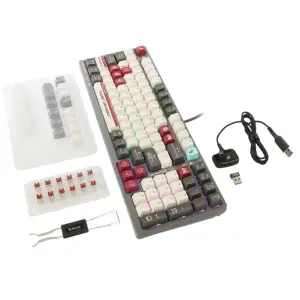 Клавиатура беспроводная Bloody WS98 Pixels Red UA