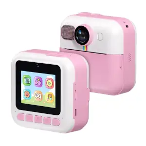 Детский фотоаппарат ColorWay с функцией моментальной печати Pink (CW-PHP01P) UA