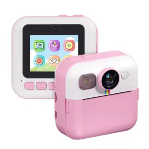 Детский фотоаппарат ColorWay с функцией моментальной печати Pink (CW-PHP01P) UA