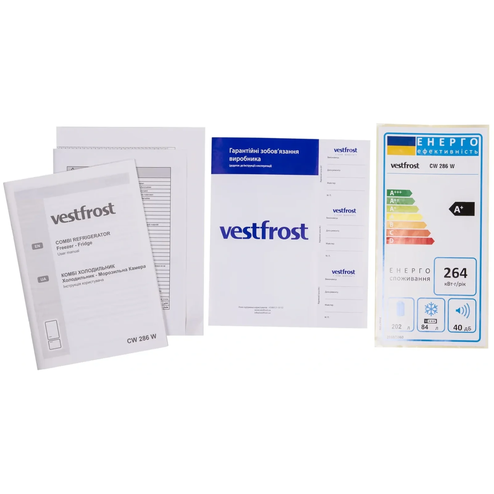 Холодильник Vestfrost CW 286 SW UA