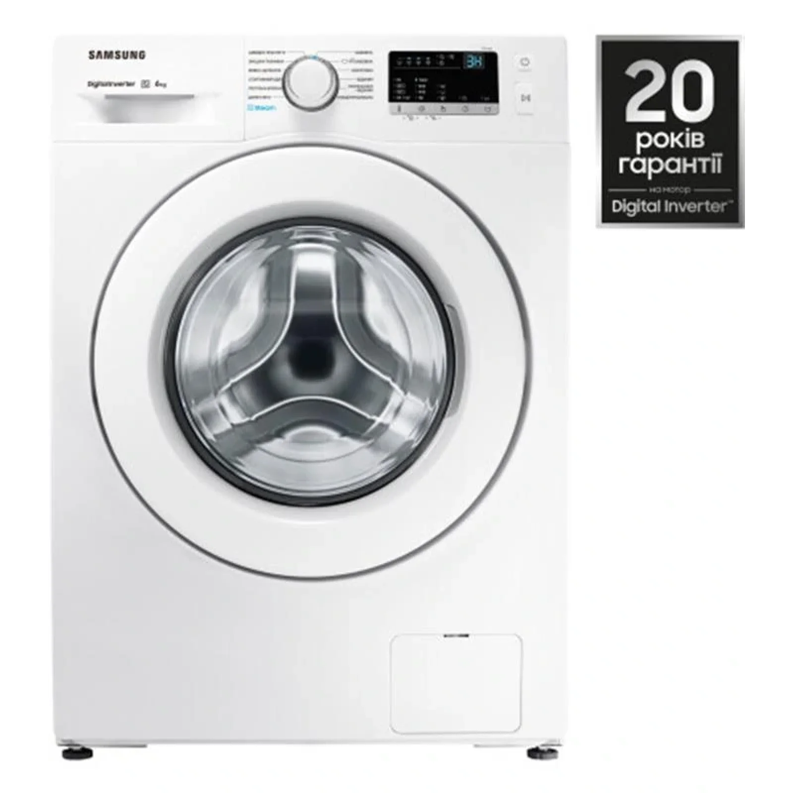 Пральна машина Samsung WW62J30G0LW/UA UA