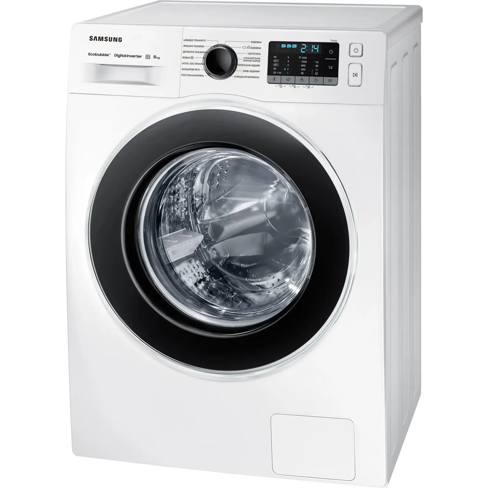 Пральна машина Samsung WW80J52E0HW/UA UA
