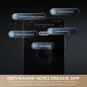 Пральна машина Dreame L9 (DWF11L90TA) UA