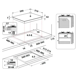 Варильна поверхня Whirlpool GOA 6425/NB1 UA