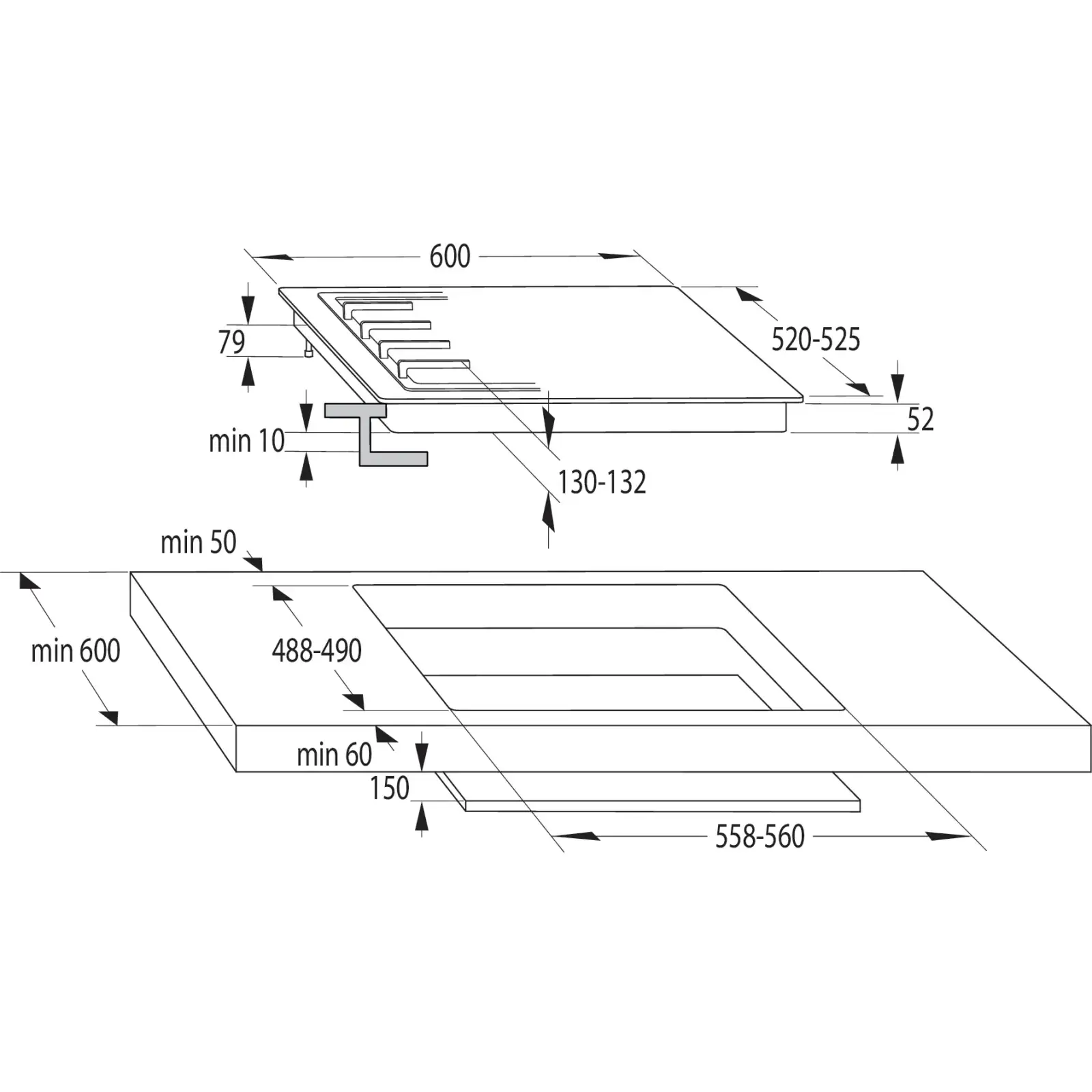 Варочная поверхность Gorenje GCE691BSC UA
