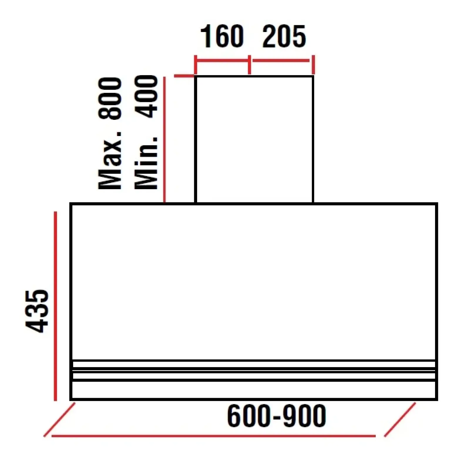 Витяжка Grifon GR SL SMS 60 BL UA
