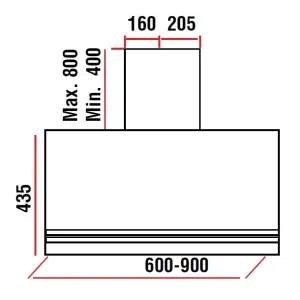 Витяжка Grifon GR SL SMS 60 BL UA