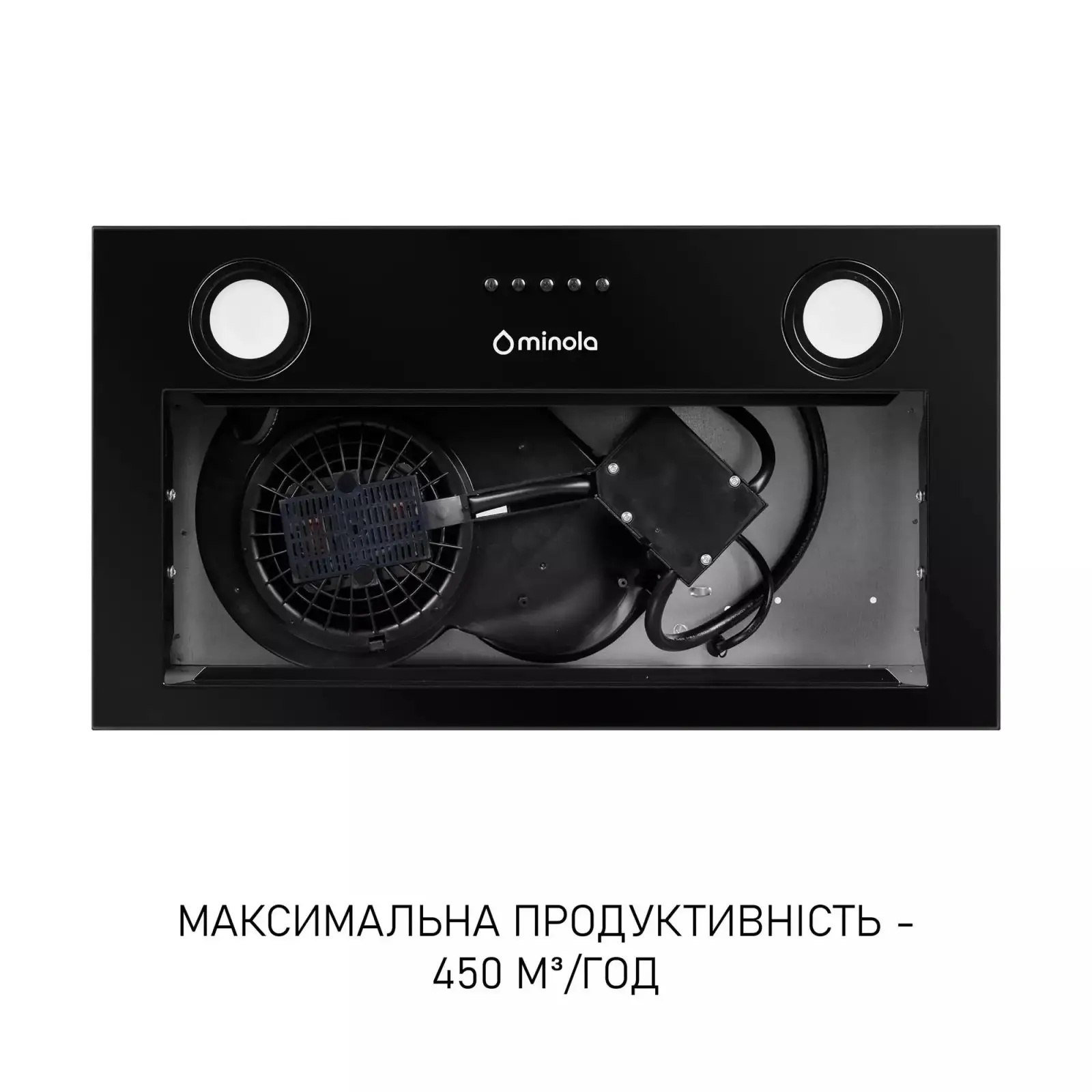 Витяжка Minola HBI 5025 BLF LED UA