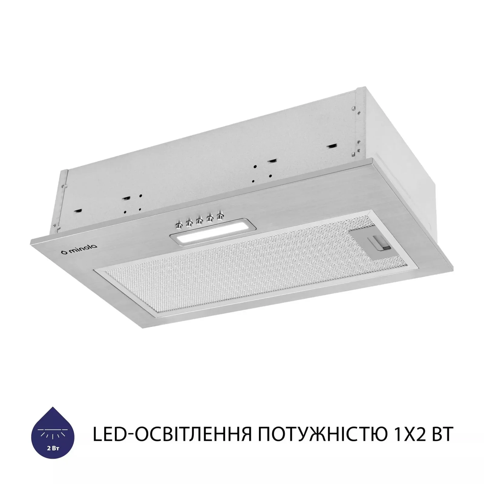 Вытяжка Minola HBI 5025 I LED UA