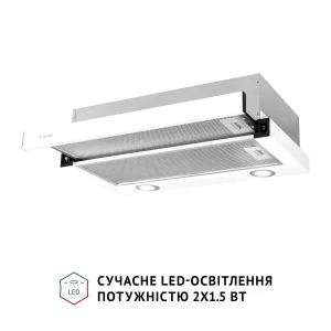 Витяжка Perfelli TL 602 WH LED UA