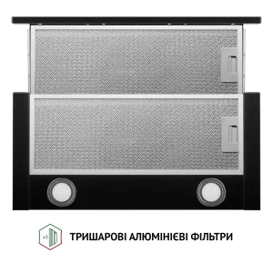 Витяжка Perfelli TL 6212 BL 700 LED UA