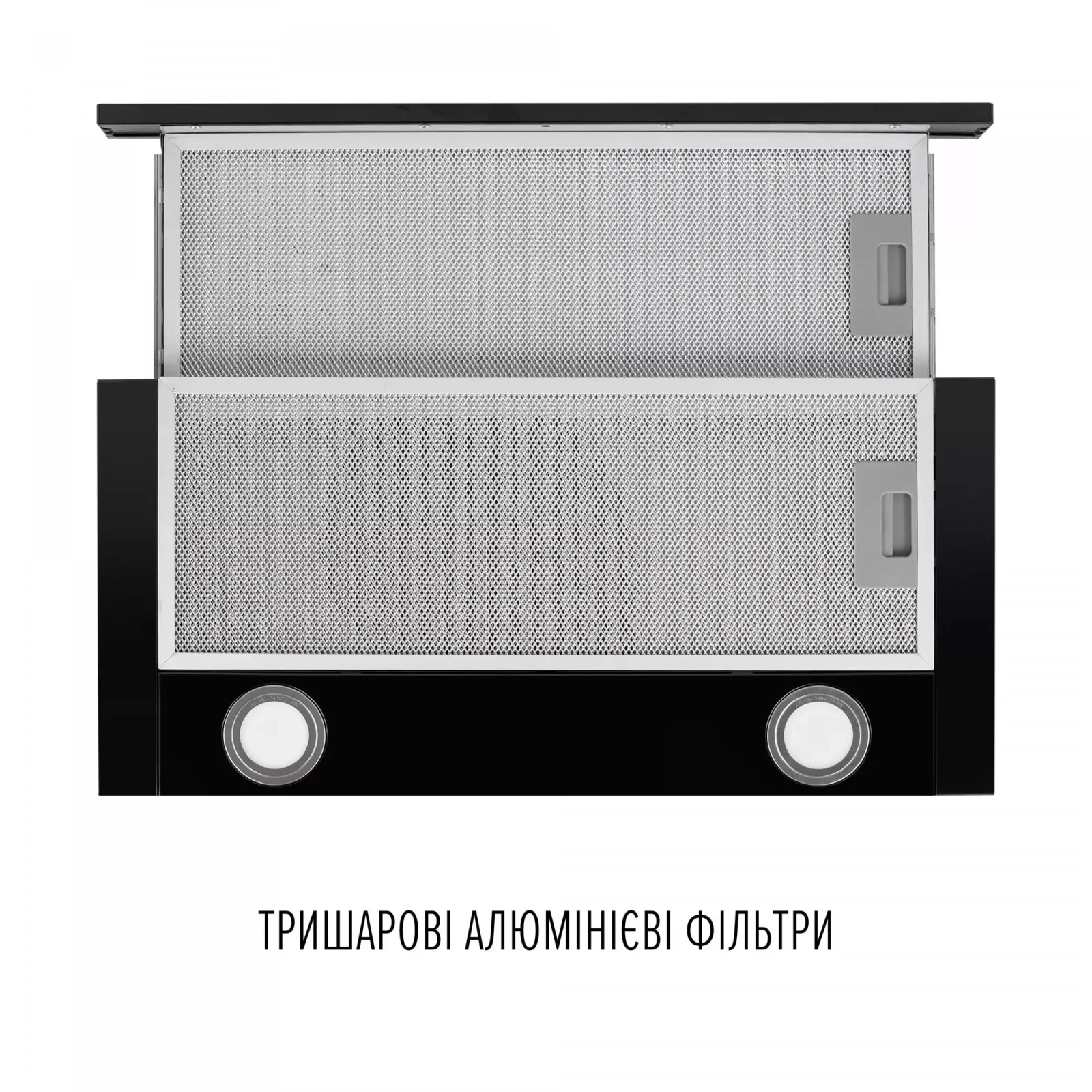 Витяжка Perfelli TL 6622 BL 1000 LED UA