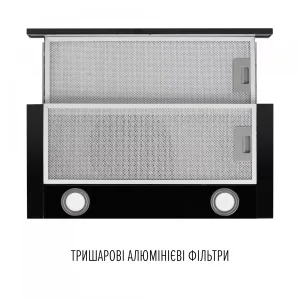 Витяжка Perfelli TL 6622 BL 1000 LED UA