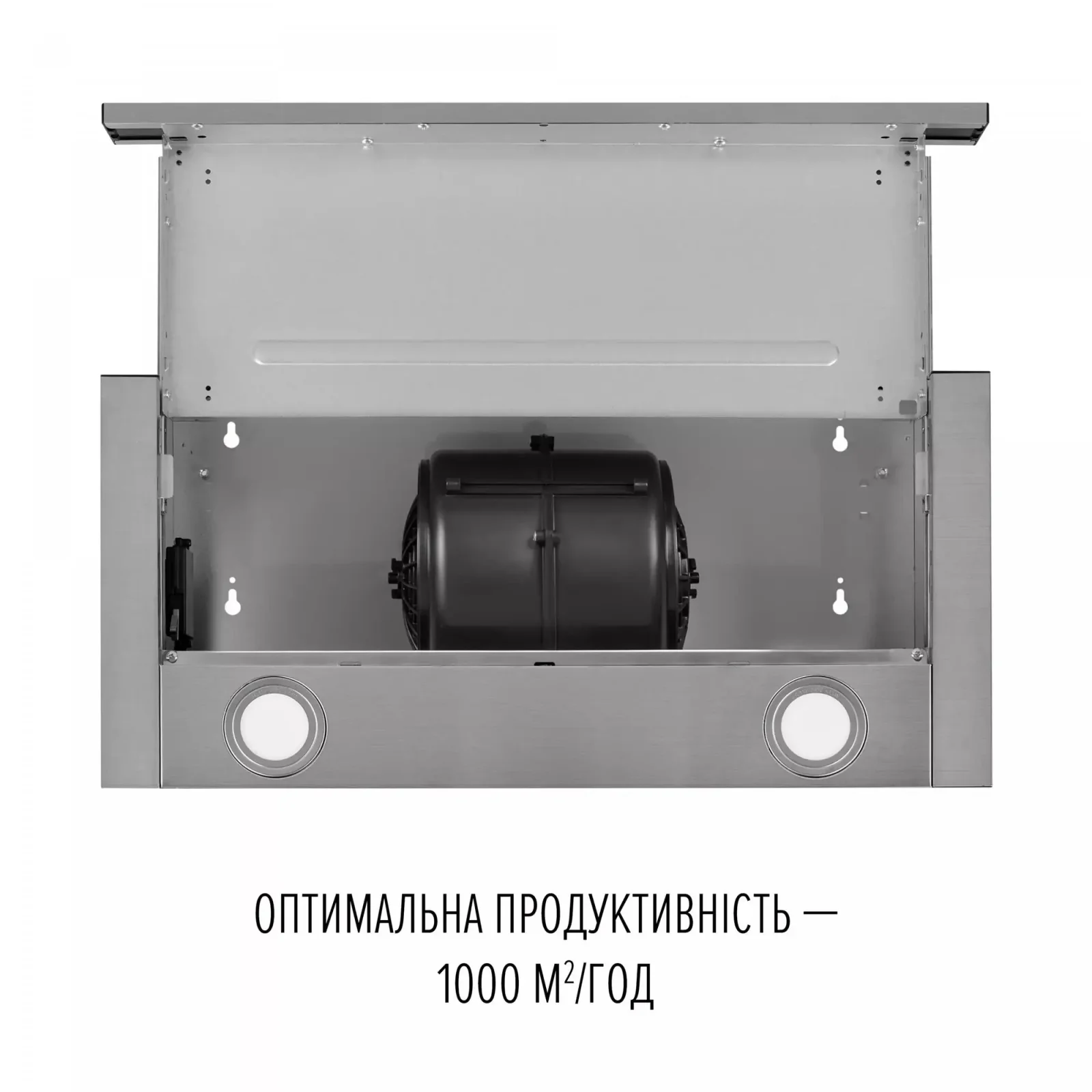 Витяжка Perfelli TL 6622 I 1000 LED UA