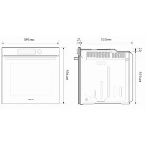 Духовой шкаф Samsung NV7B4245VAK/WT UA