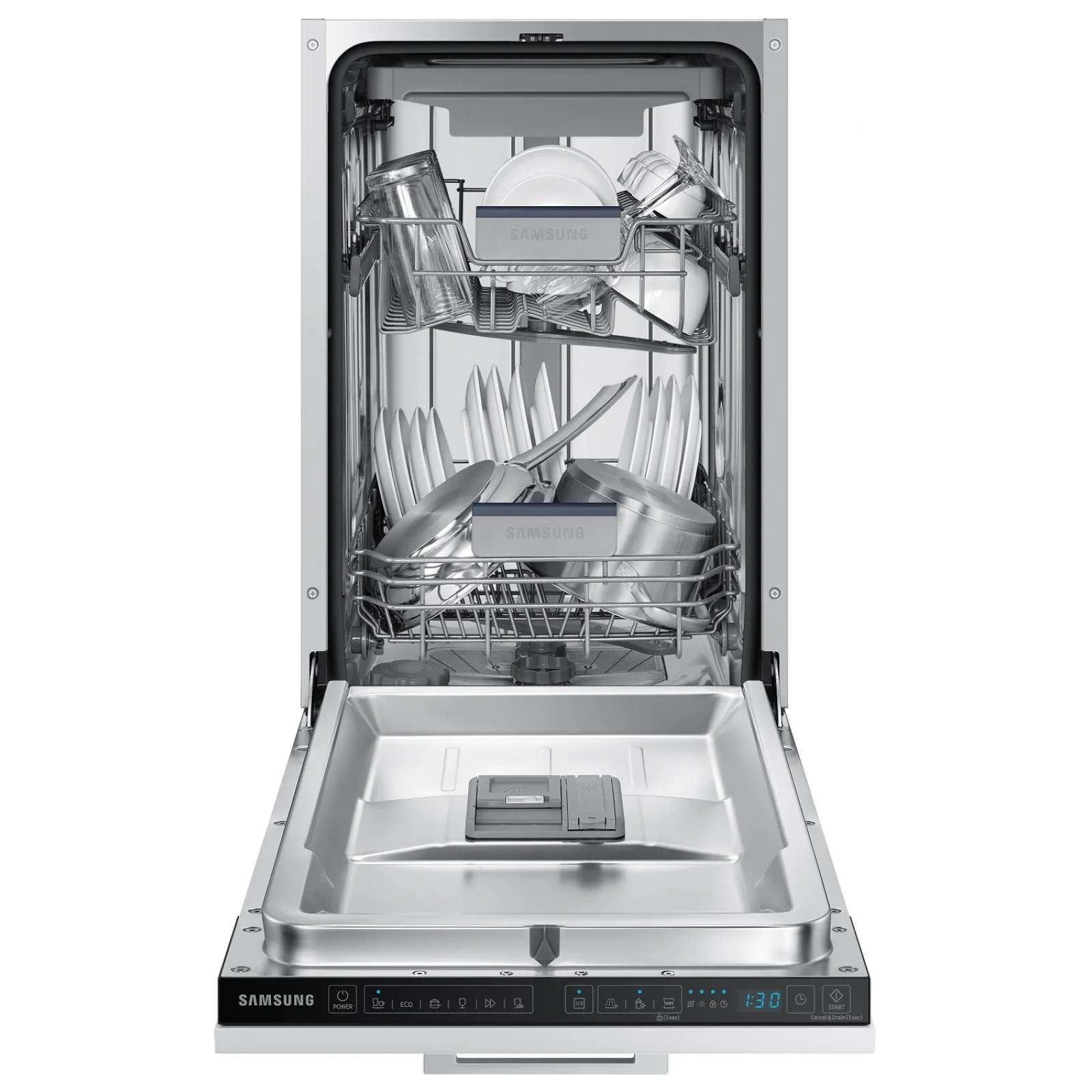Вбудована посудомийна машина Samsung DW50R4050BB/WT UA