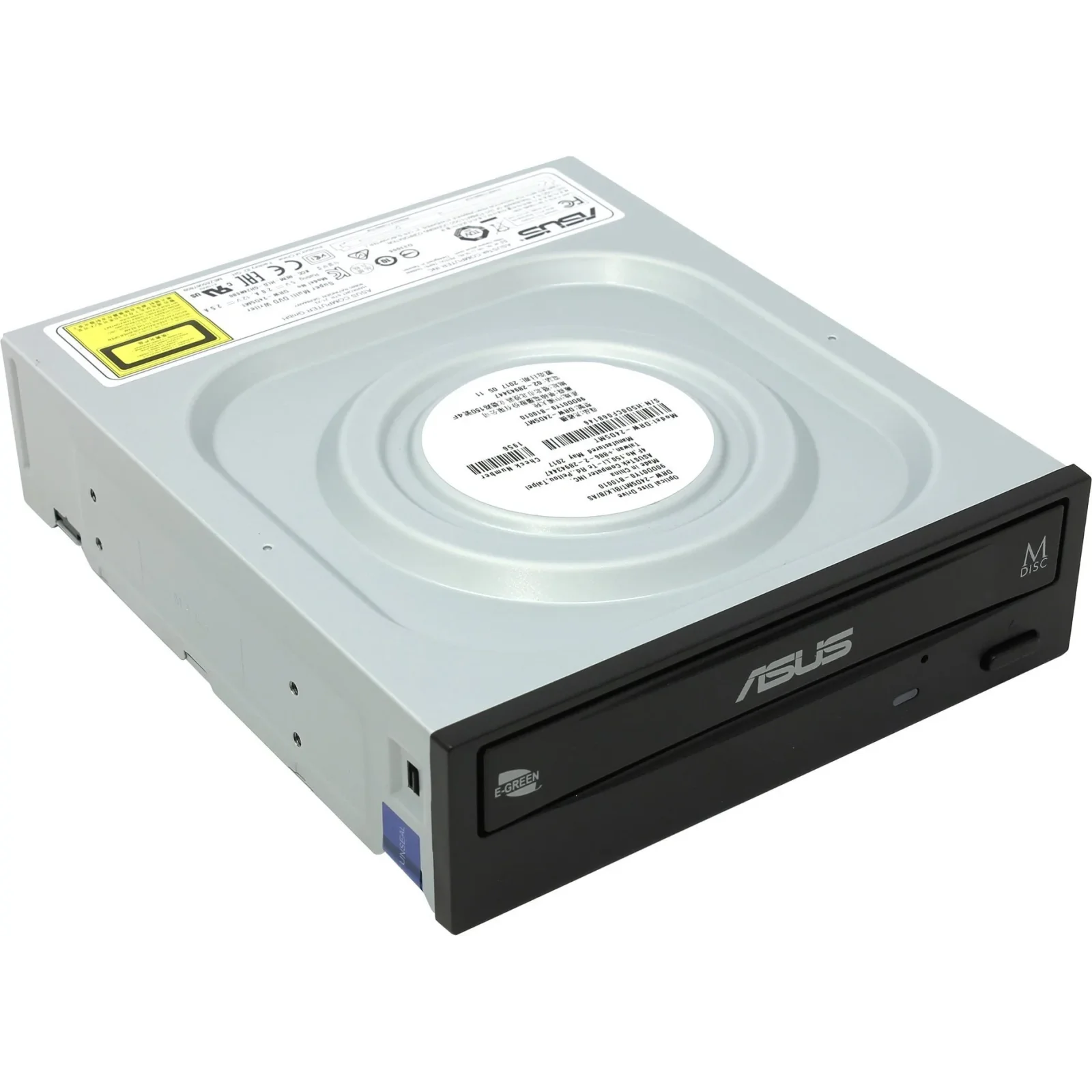 Оптичний привід DVD+/-RW ASUS DRW-24D5MT/BLK/B/AS (90DD01Y0-B10010) Black UA